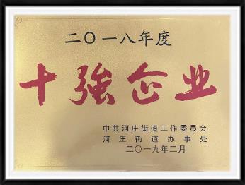 2018年度十強(qiáng)企業(yè)